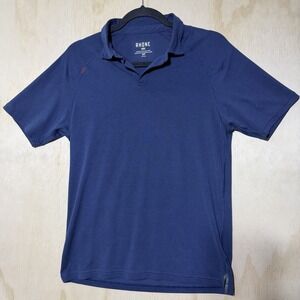 Rhone Polo Shirt Mens Small Blue Performance Athletic Golf Casual Stretch